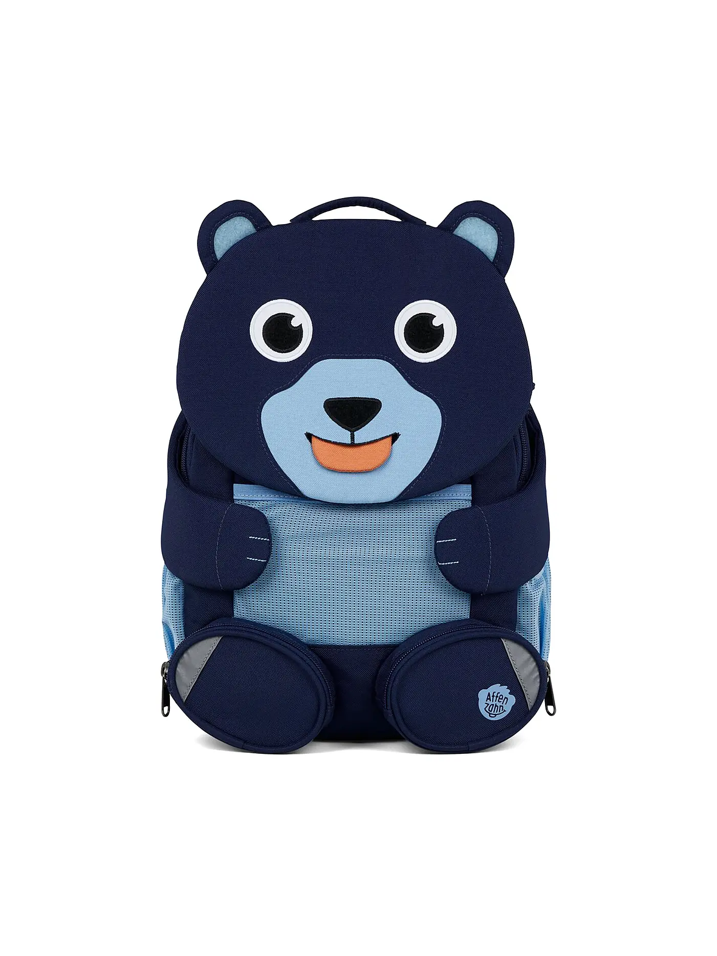 AFFENZAHN | Kinder Rucksack Große Freunde - Tiger | dunkelblau